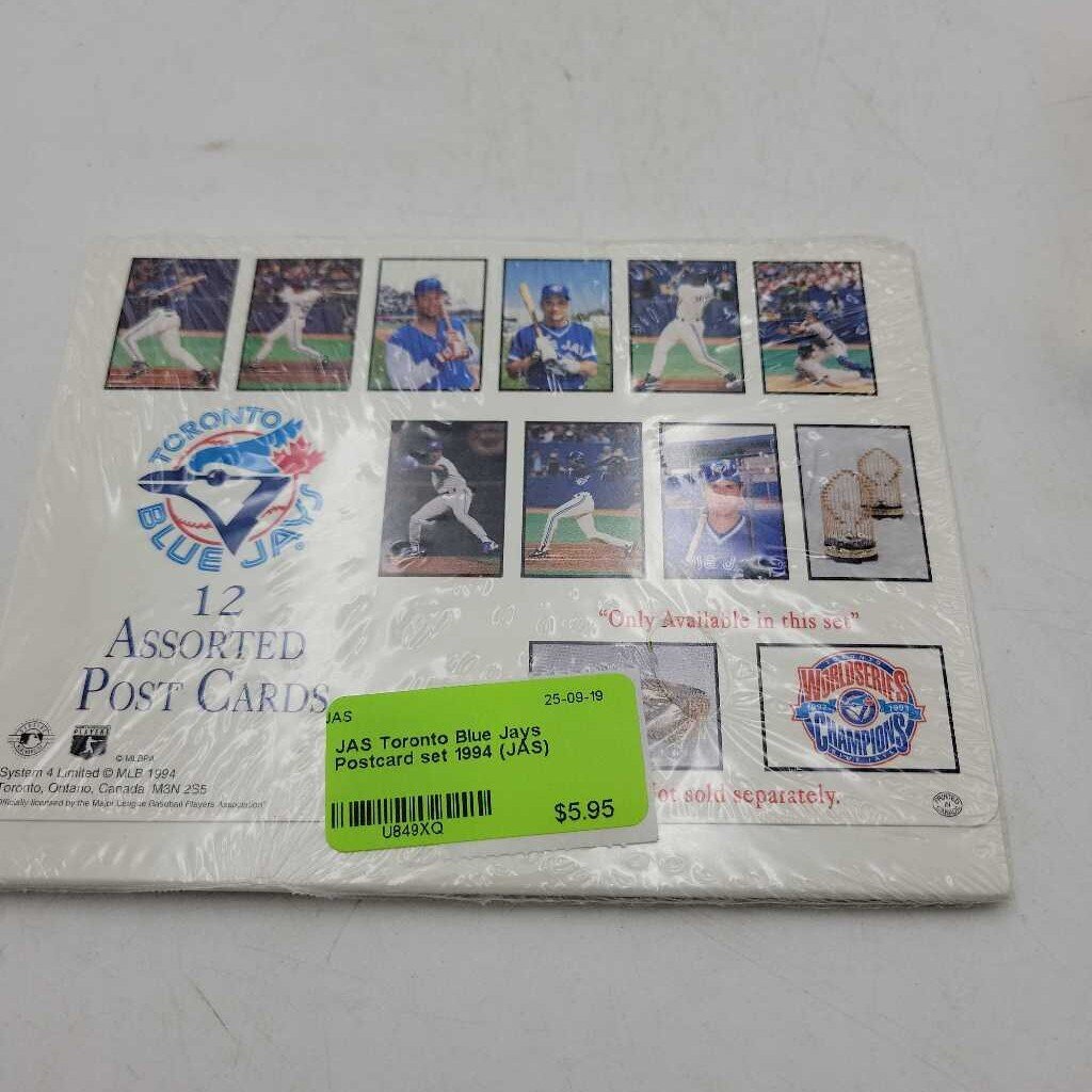 Toronto Blue Jays Postcard set 1994 (JAS)