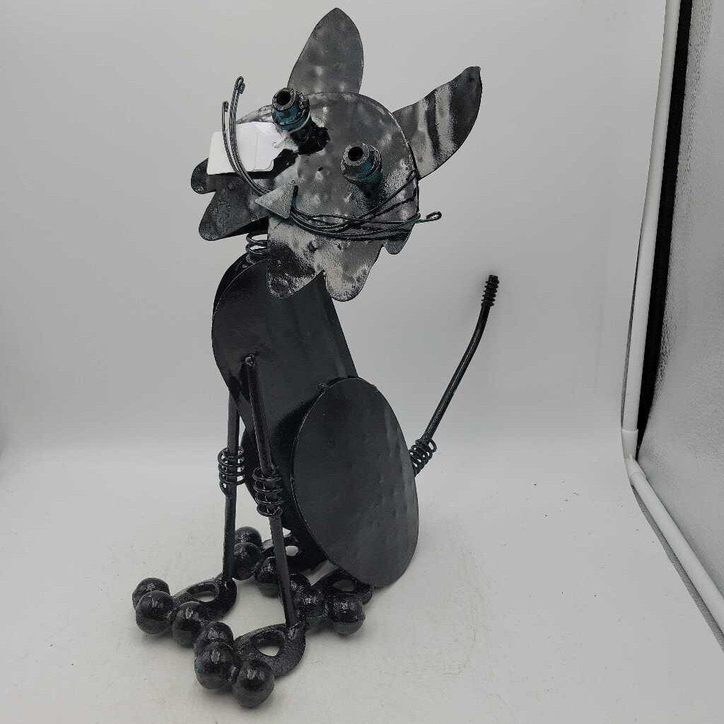 Welded metal Cat Yard Art (JH49)