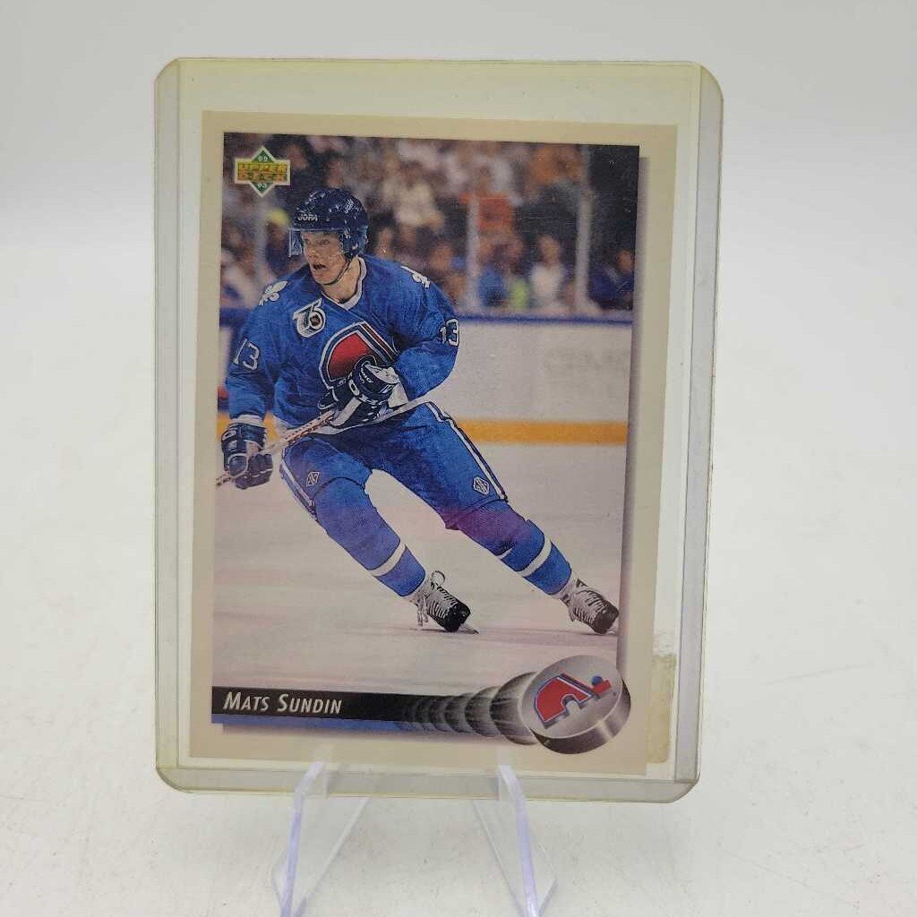 Mats Sundin 1992 93 Upper deck Hockey card #121 (JAS)