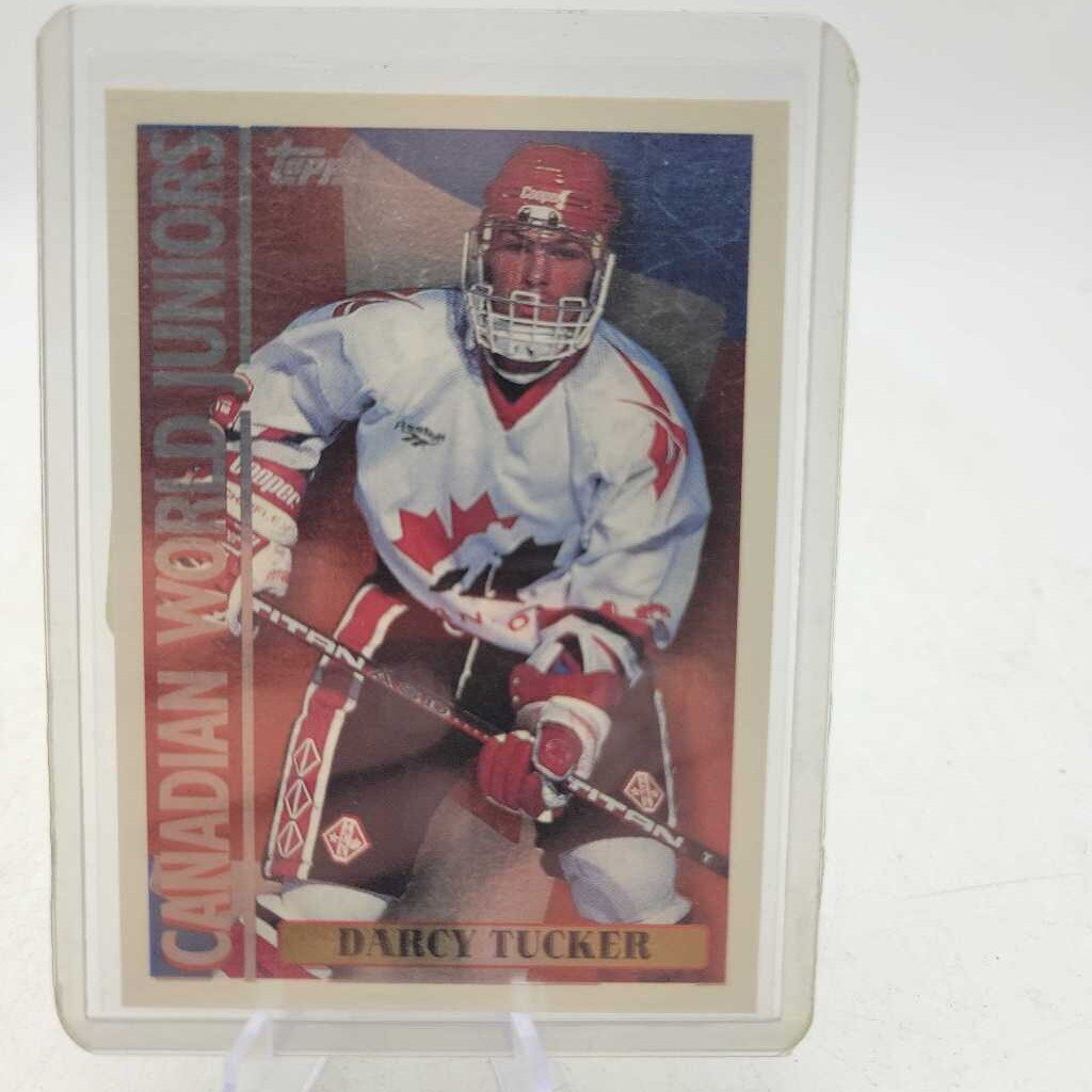 Darcey Tucker 1995 Topps Hockey card #16cj (JAS)