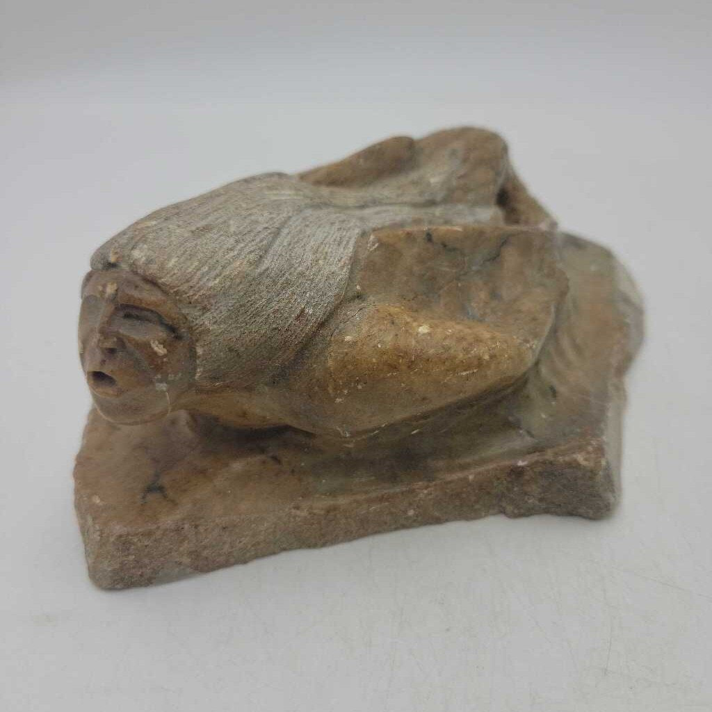 Signed Soapstone Carving (JL)