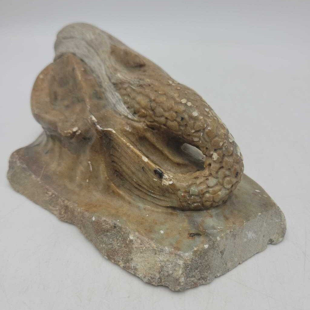 Signed Soapstone Carving (JL)