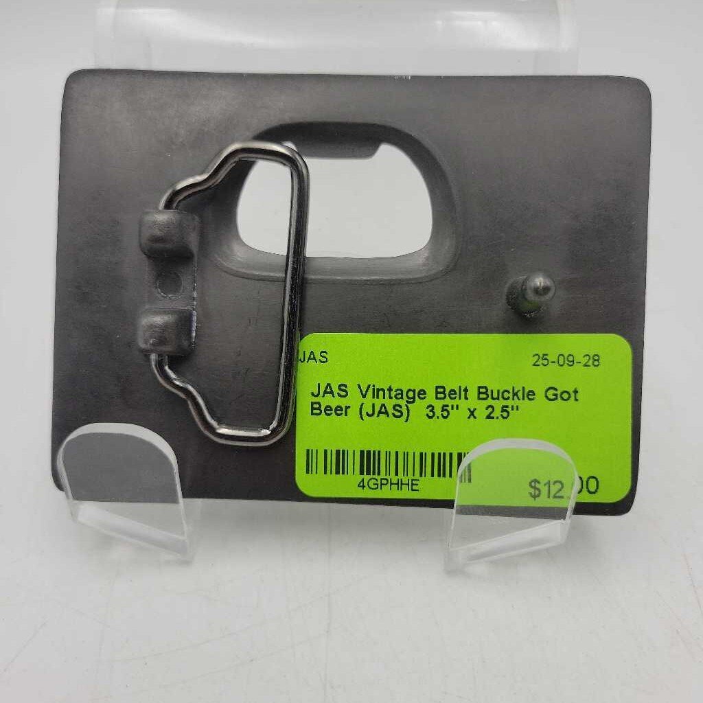 Vintage Belt Buckle Got Beer (JAS)