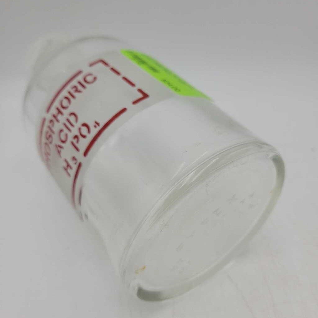 Phosphoric Acid Pyrex bottle (JAS)