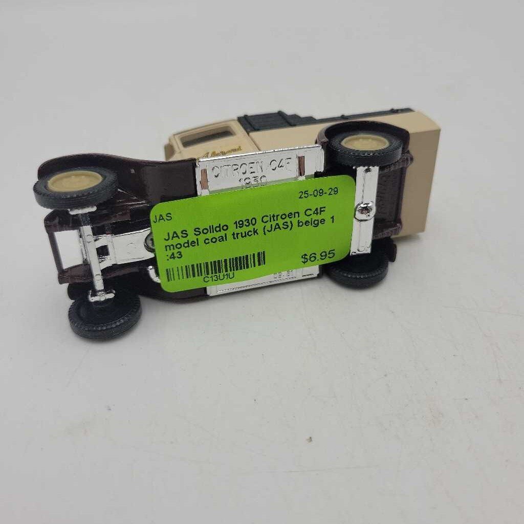 Solido 1930 Citroen C4F model coal truck (JAS)