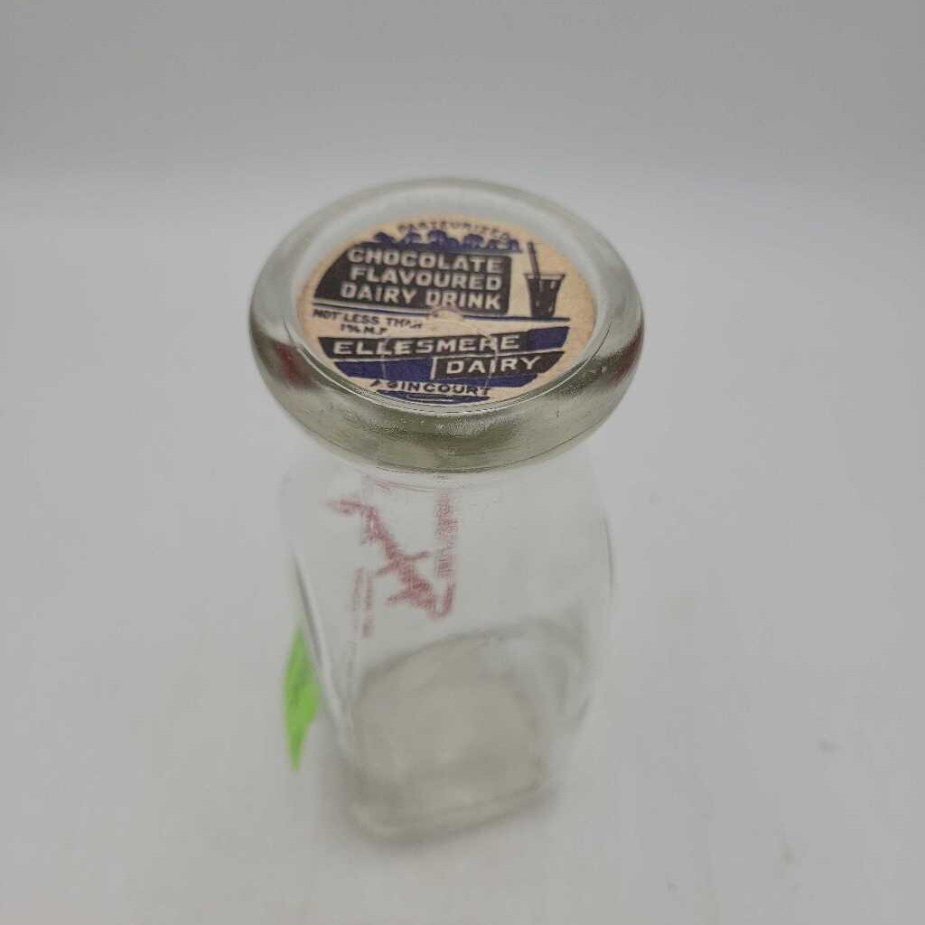Rutherford's Campbellford Half Pint Milk bottle Dairy (JEF))
