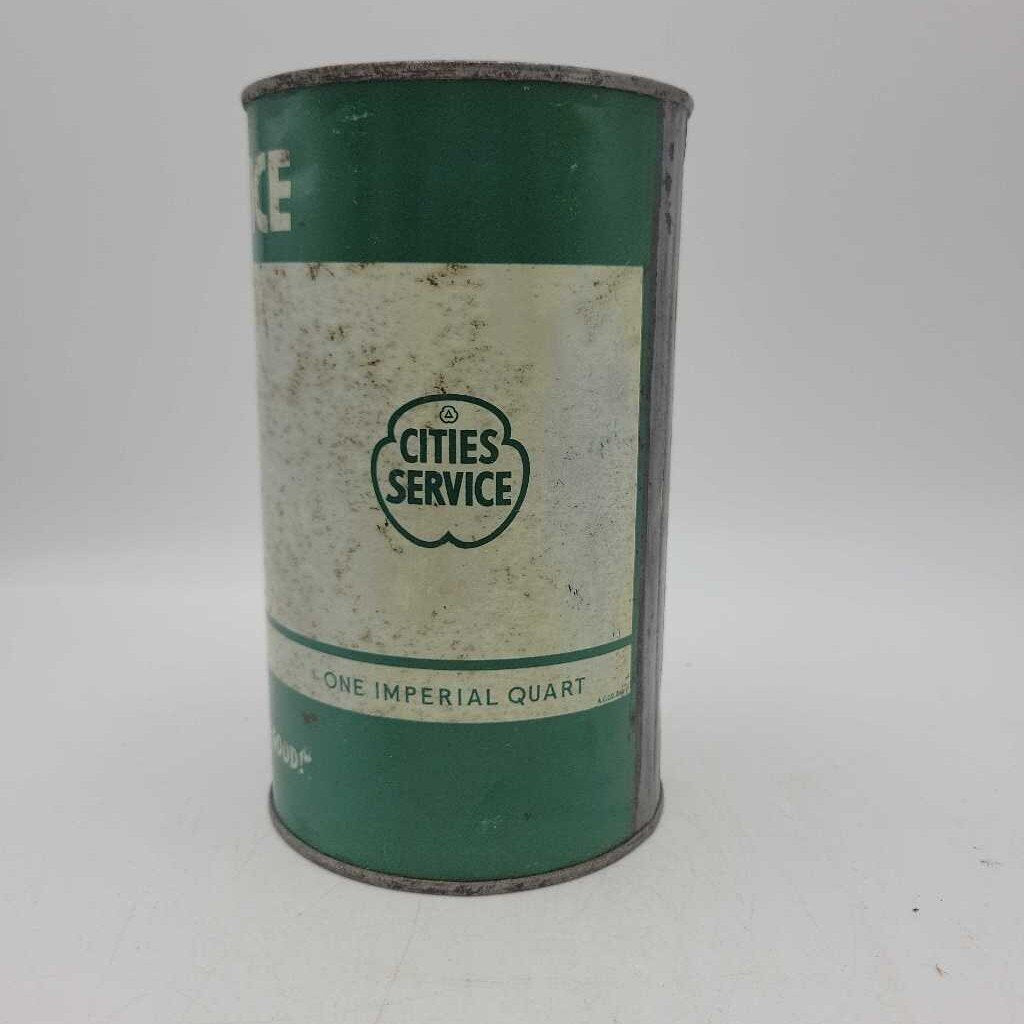 Cities Service Kool motor oil Tin Quart Can (Jef)