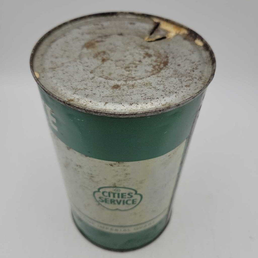 Cities Service Kool motor oil Tin Quart Can (Jef)