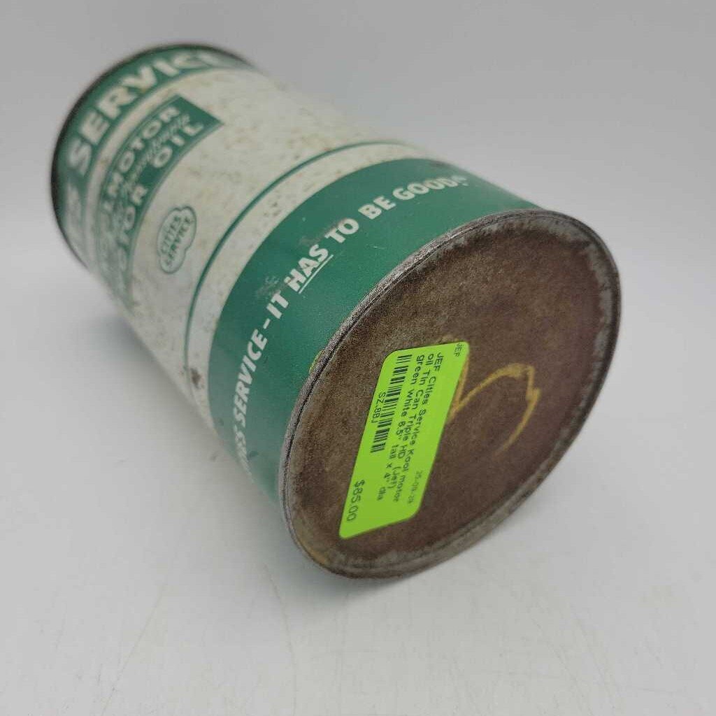 Cities Service Kool motor oil Tin Quart Can (Jef)