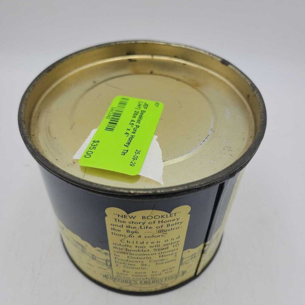 Beekist Pure Honey Tin (Jef) 2lbs