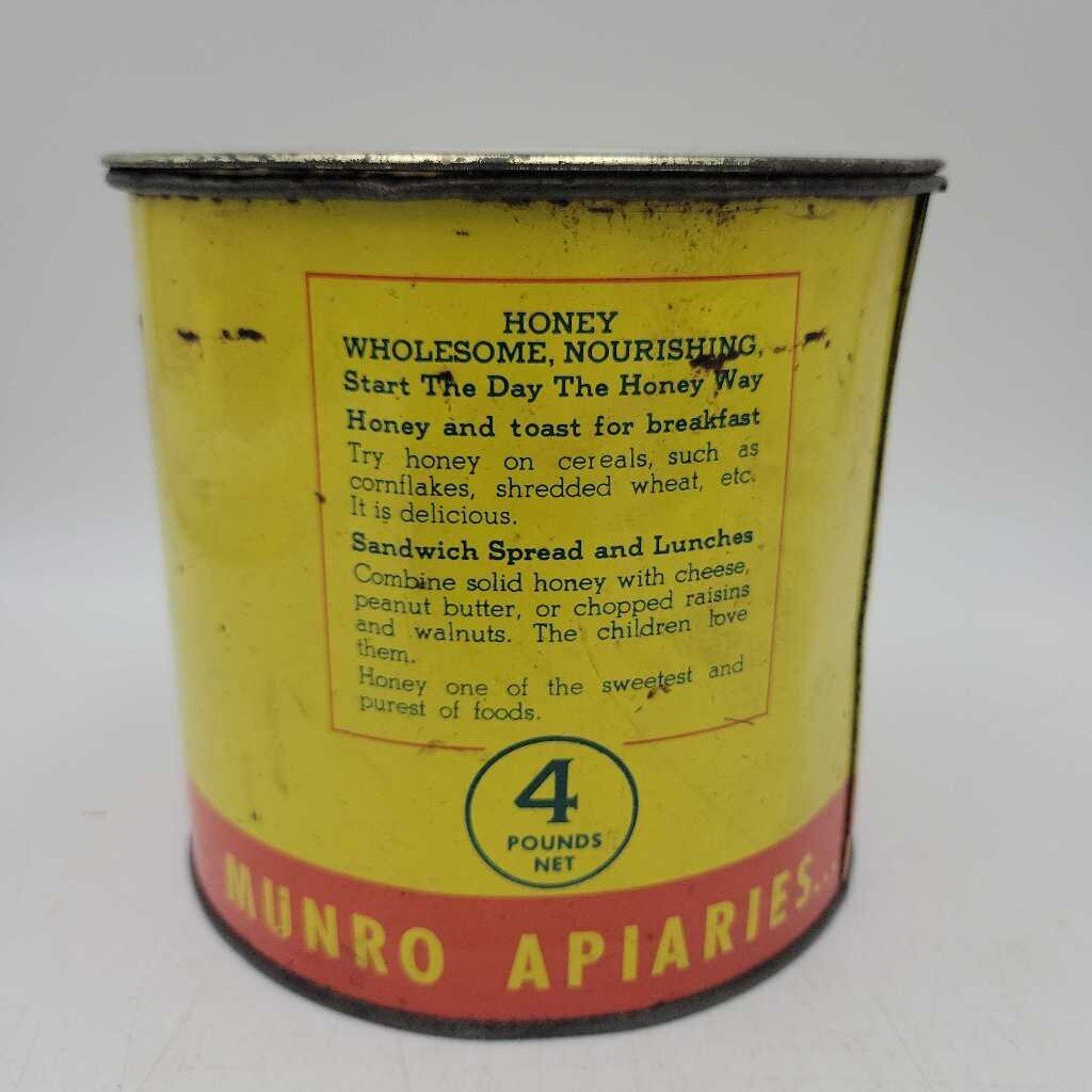 Munro's Pure Canadian Honey Tin (Jef) 4lbs