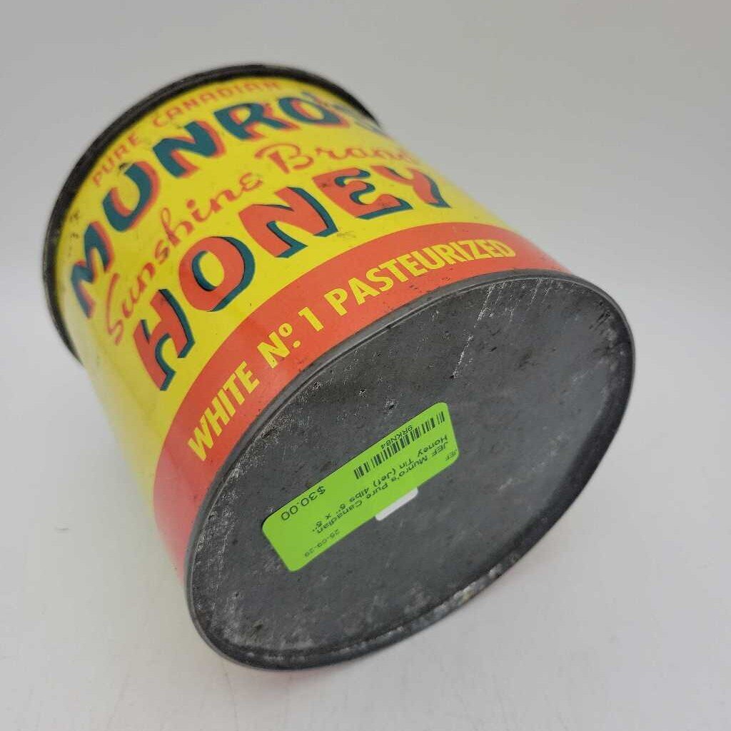 Munro's Pure Canadian Honey Tin (Jef) 4lbs