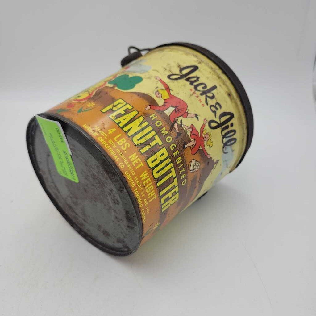 Jack and Jill Peanut Butter Tin Pail (JEF)