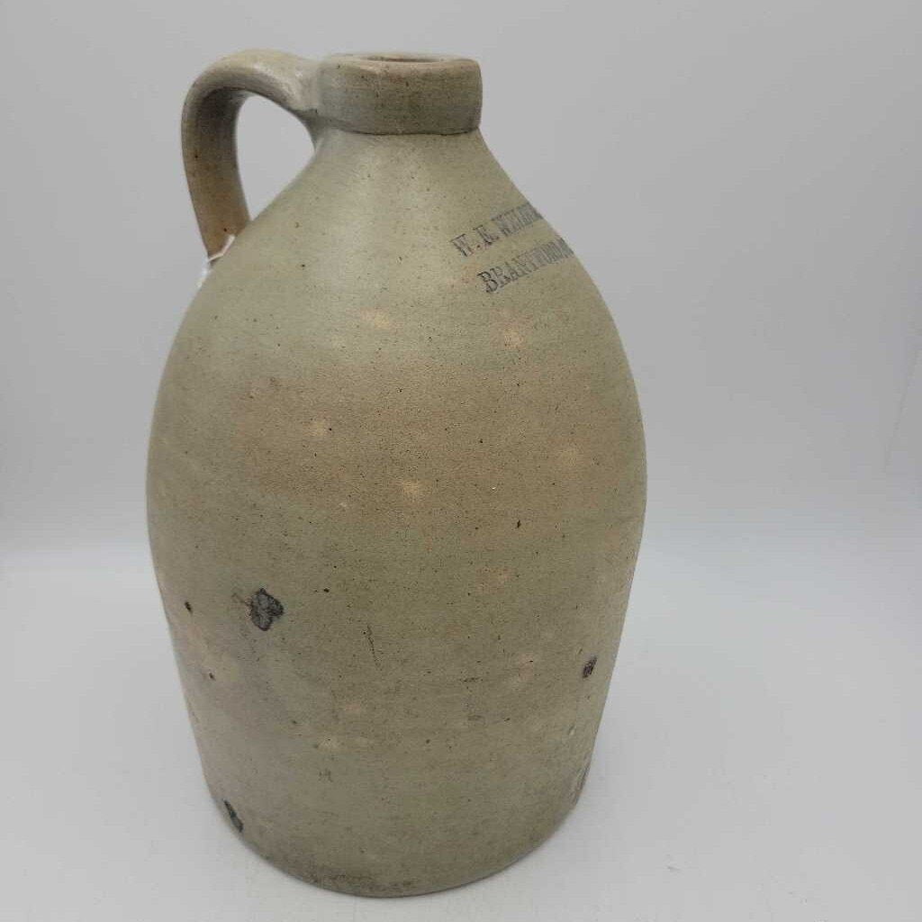 W E Welding Brantford On. One Gallon Jug (DEB)