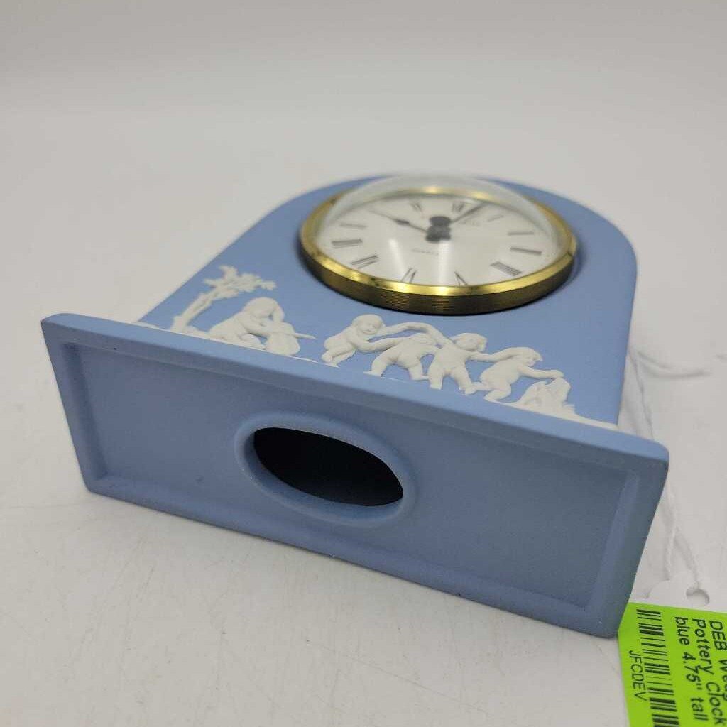 Wedgewood England Pottery Clock Quartz (DEB)