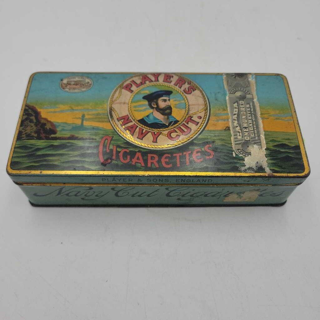 Player's Navy Cut Smoking Tobacco Cigarette Tin (DEB)