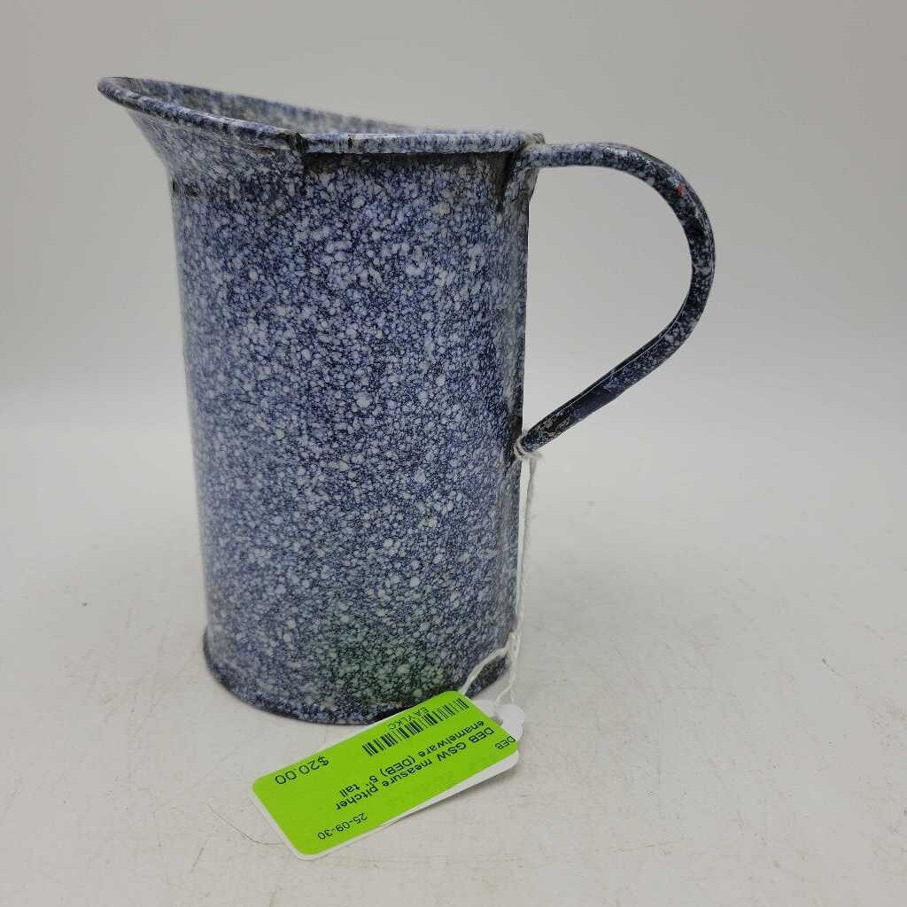 GSW measure pitcher enamelware (DEB)