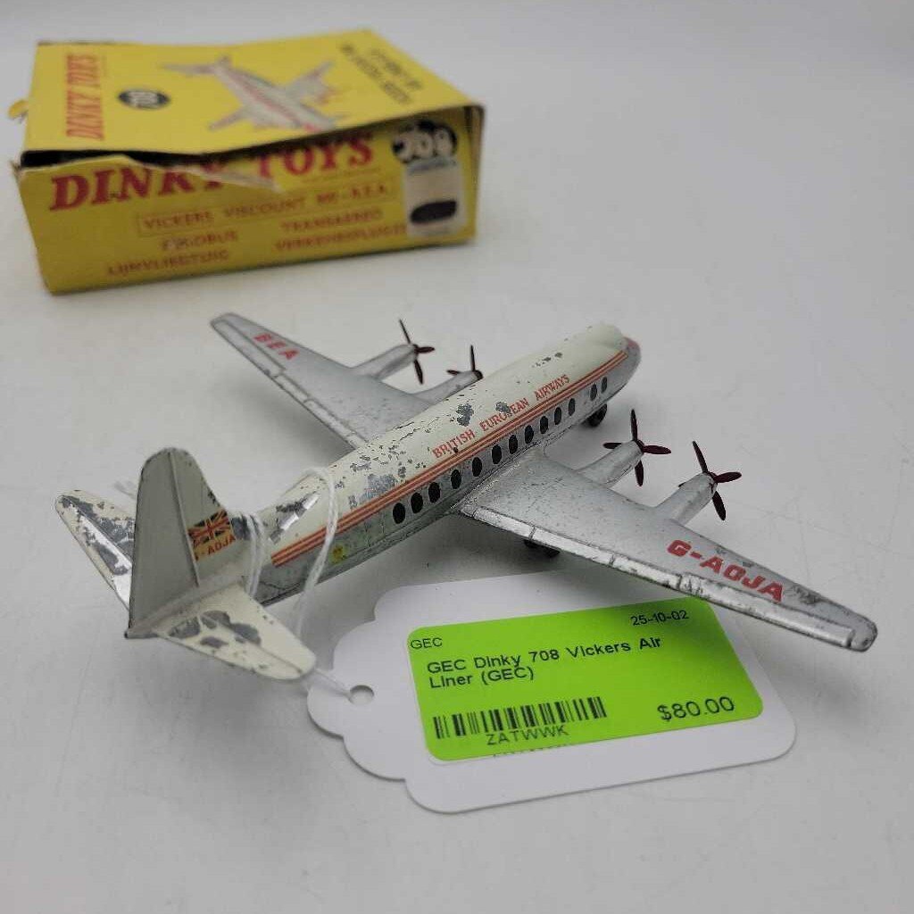 Dinky 708 Vickers Air Liner (GEC)