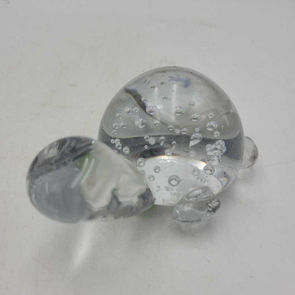 Solid Glass Turtle paper weight (DR)