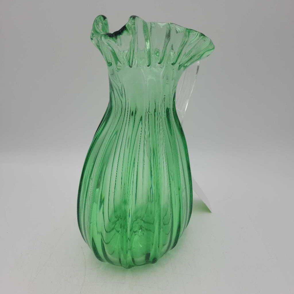 Art Glass Vase Pitcher (DEB)