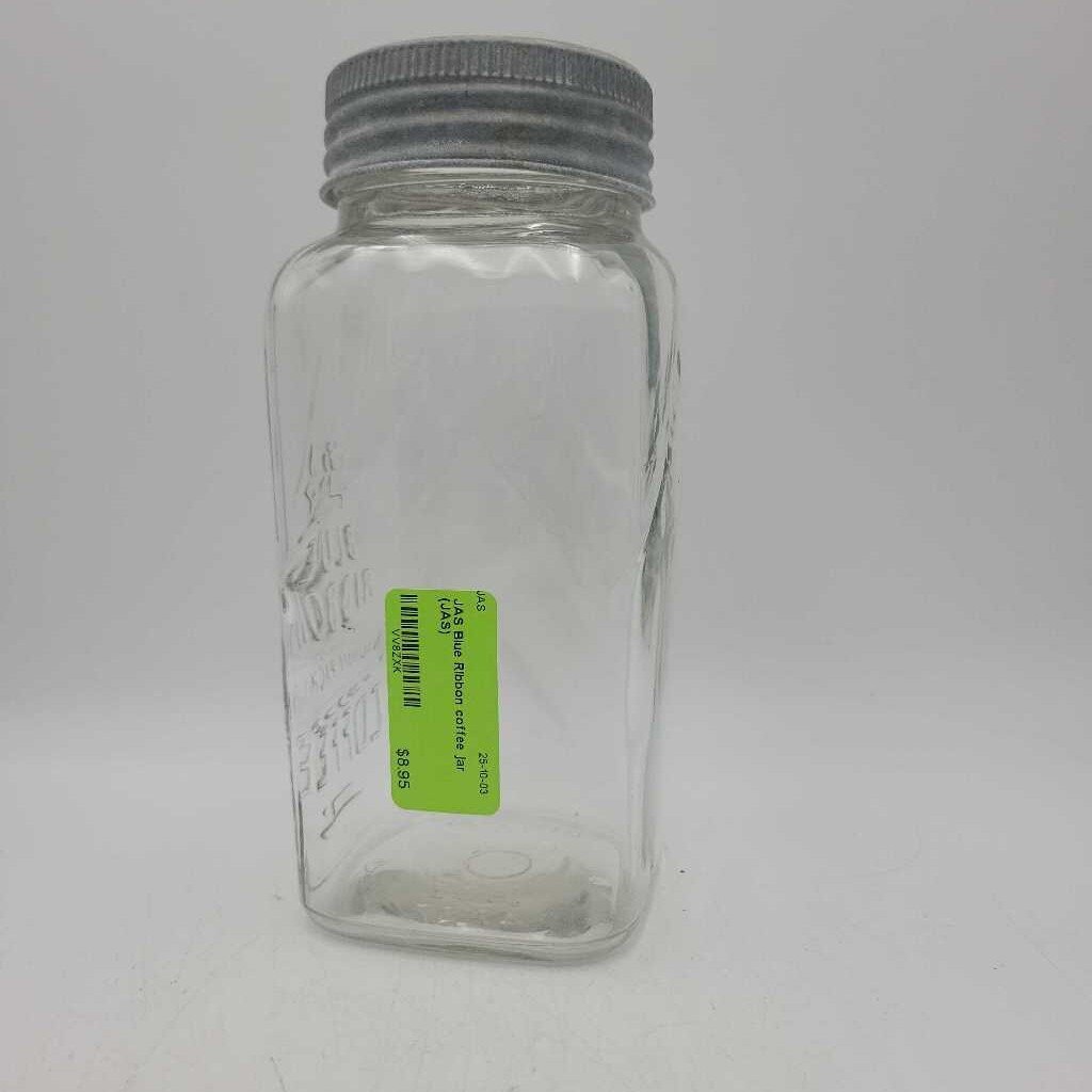 Blue Ribbon coffee jar (JAS)