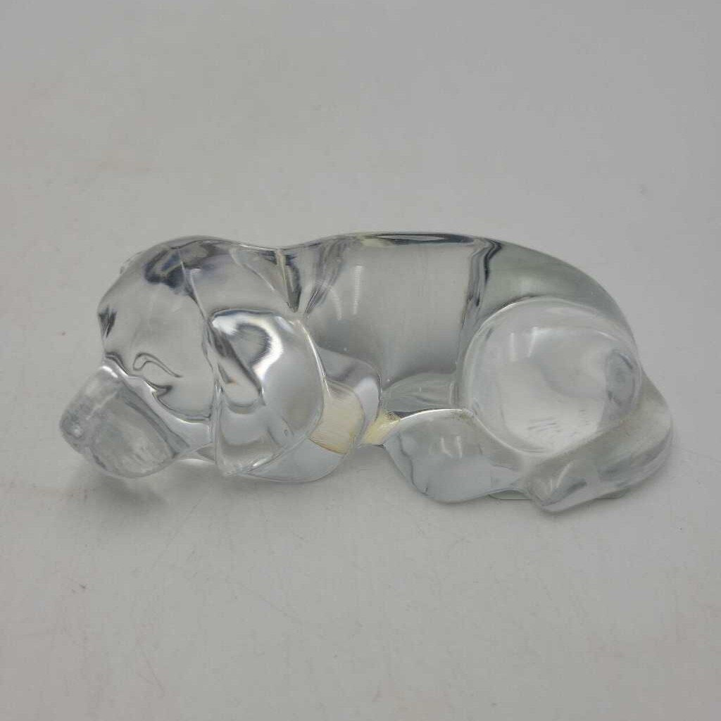 Princess House Crystal Glass Puppy dog (RHA)