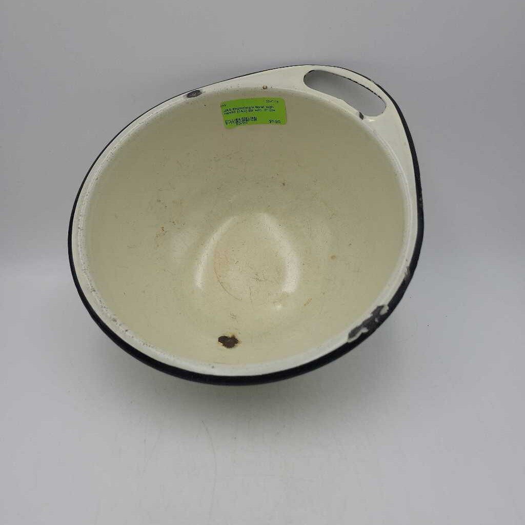 Enamelware Bowl with handle (JAS)