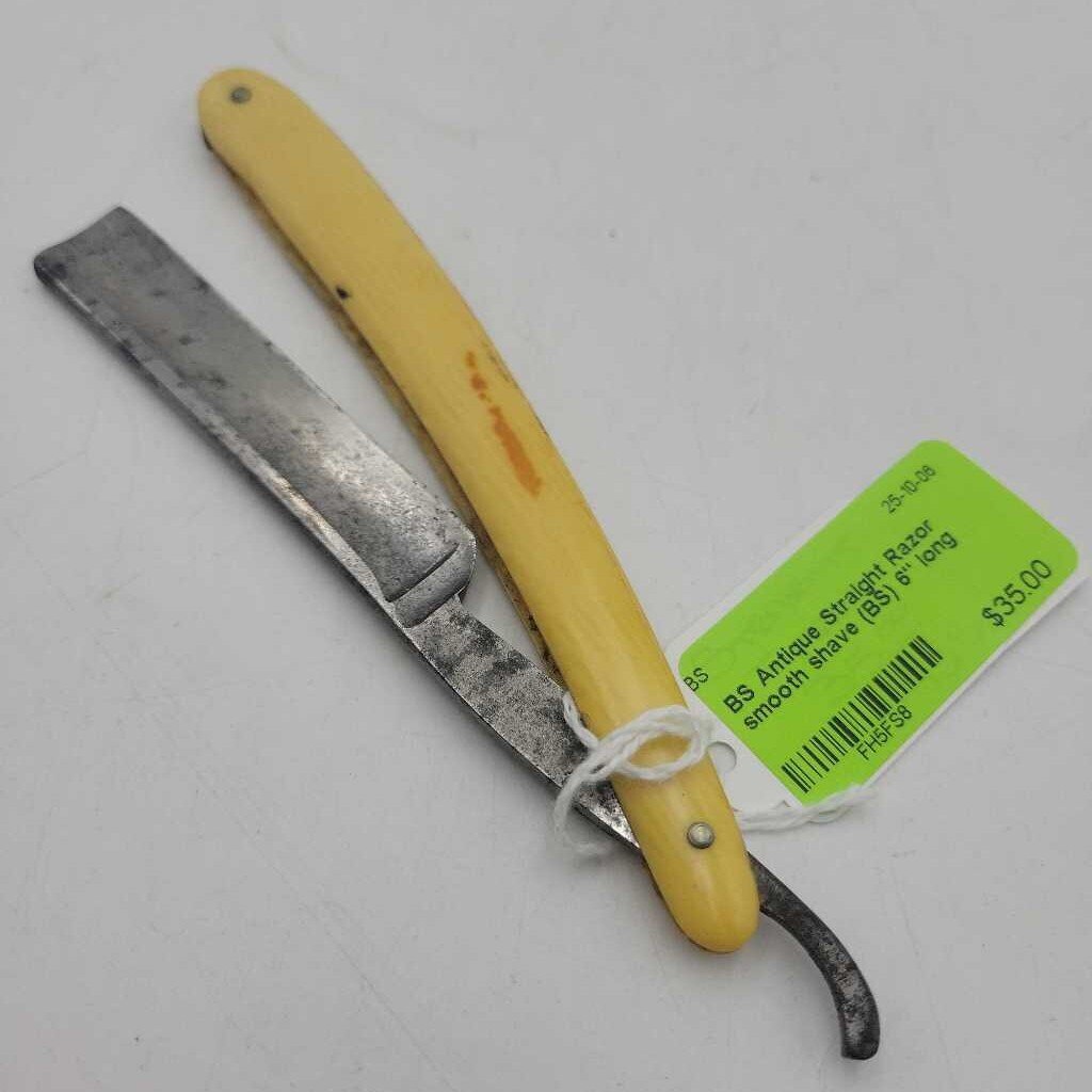 Antique Straight Razor smooth shave (BS)