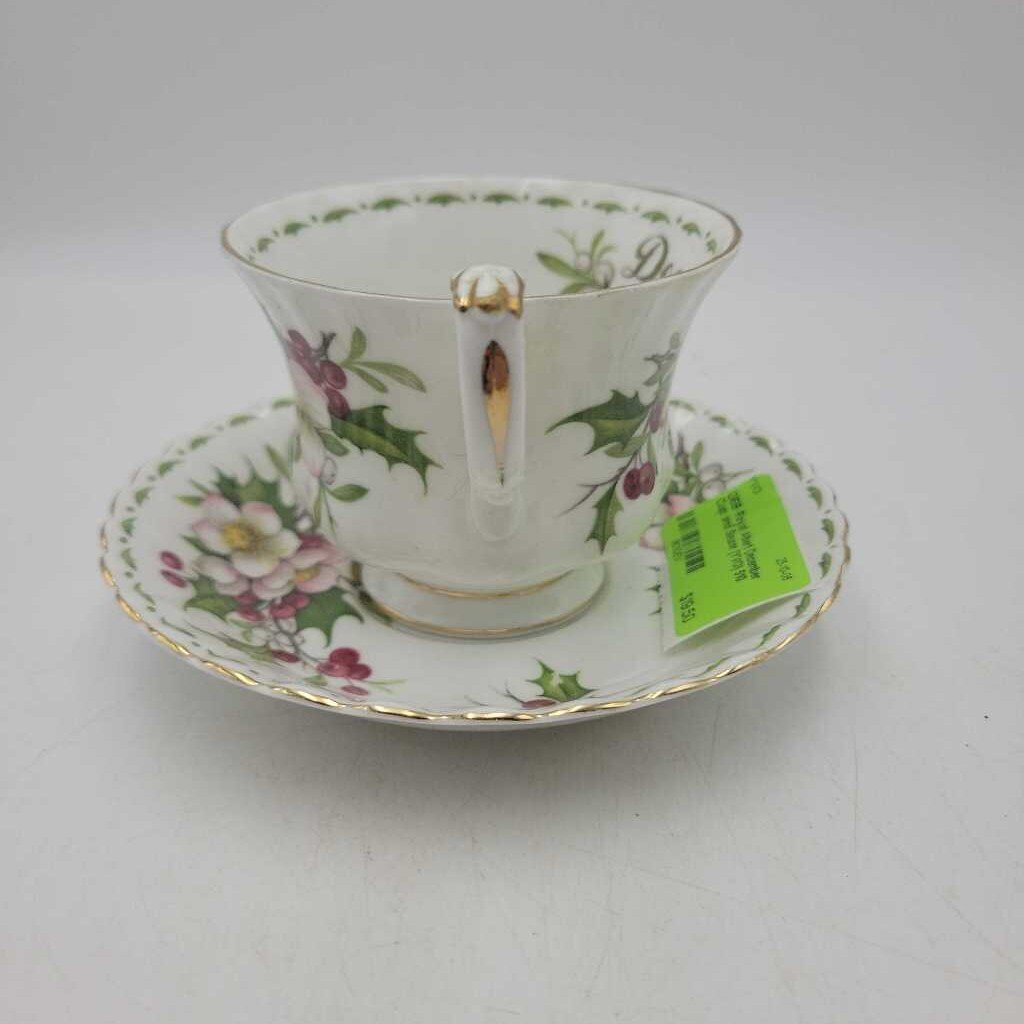 Royal Albert December Cup and Saucer (YVO) 510