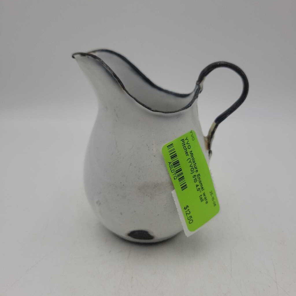 Miniature Enamel ware Pitcher (YVO) 510