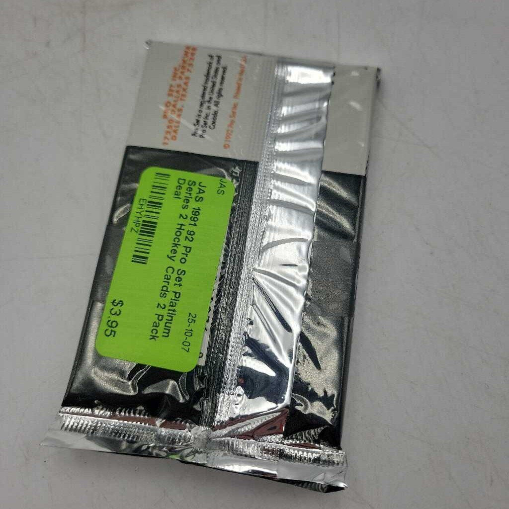 1991 92 Pro Set Platinum Series 2 Hockey Cards 2 Pack Deal