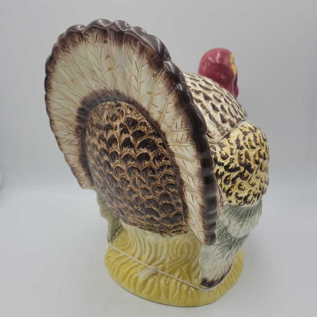 vintage Bella Casa By Ganz Ceramic Turkey Soup Tureen and lid and Ladle (CAT) B844