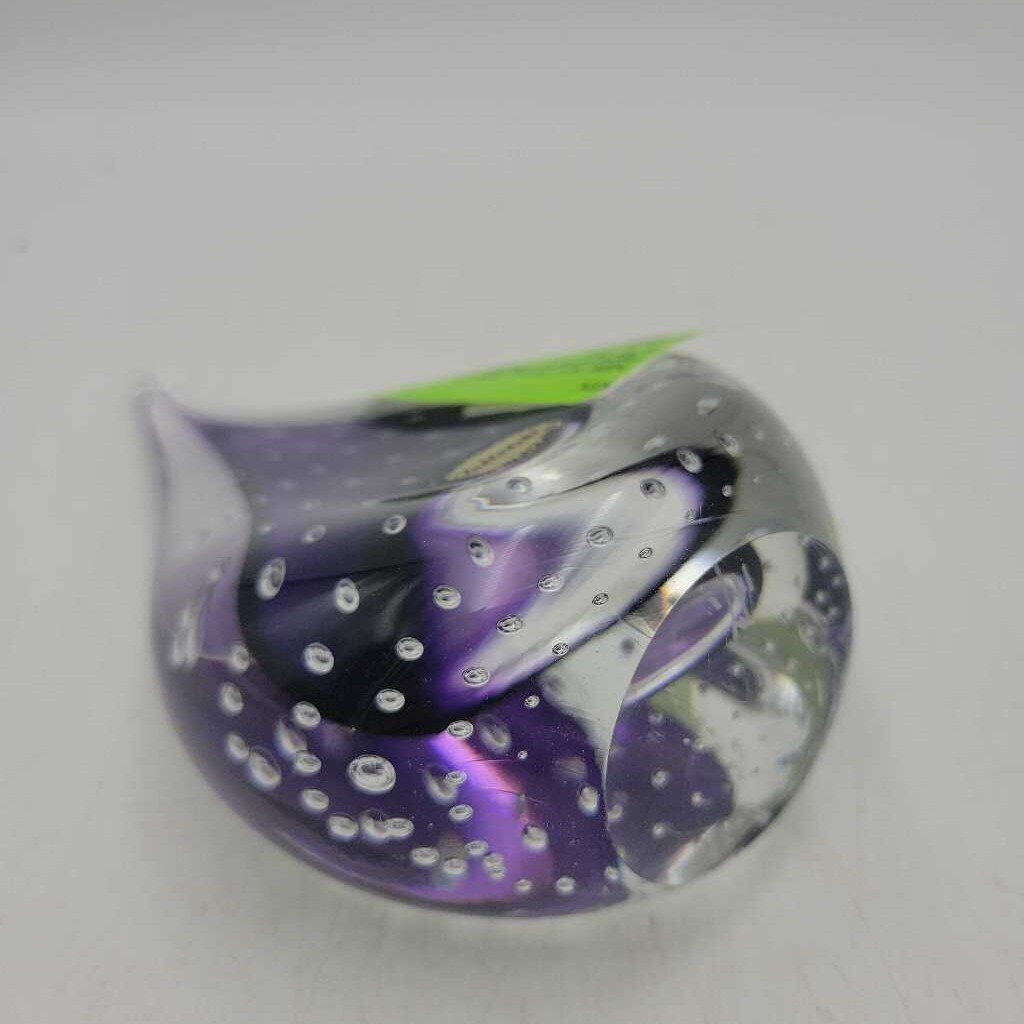 Art Glass Tear Drop Paperweight (KEN)
