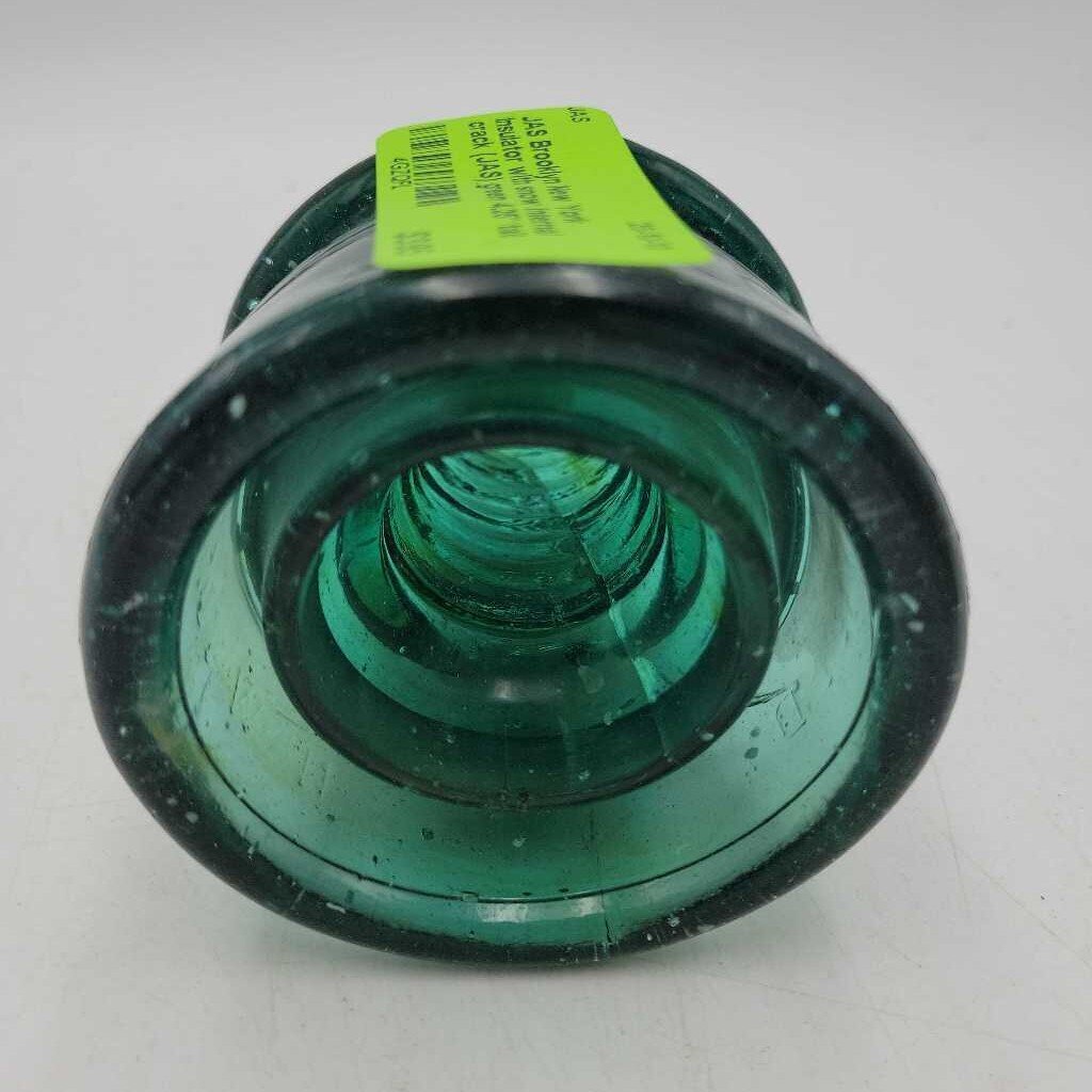 Brooklyn New York Insulator with snow internal crack (JAS)