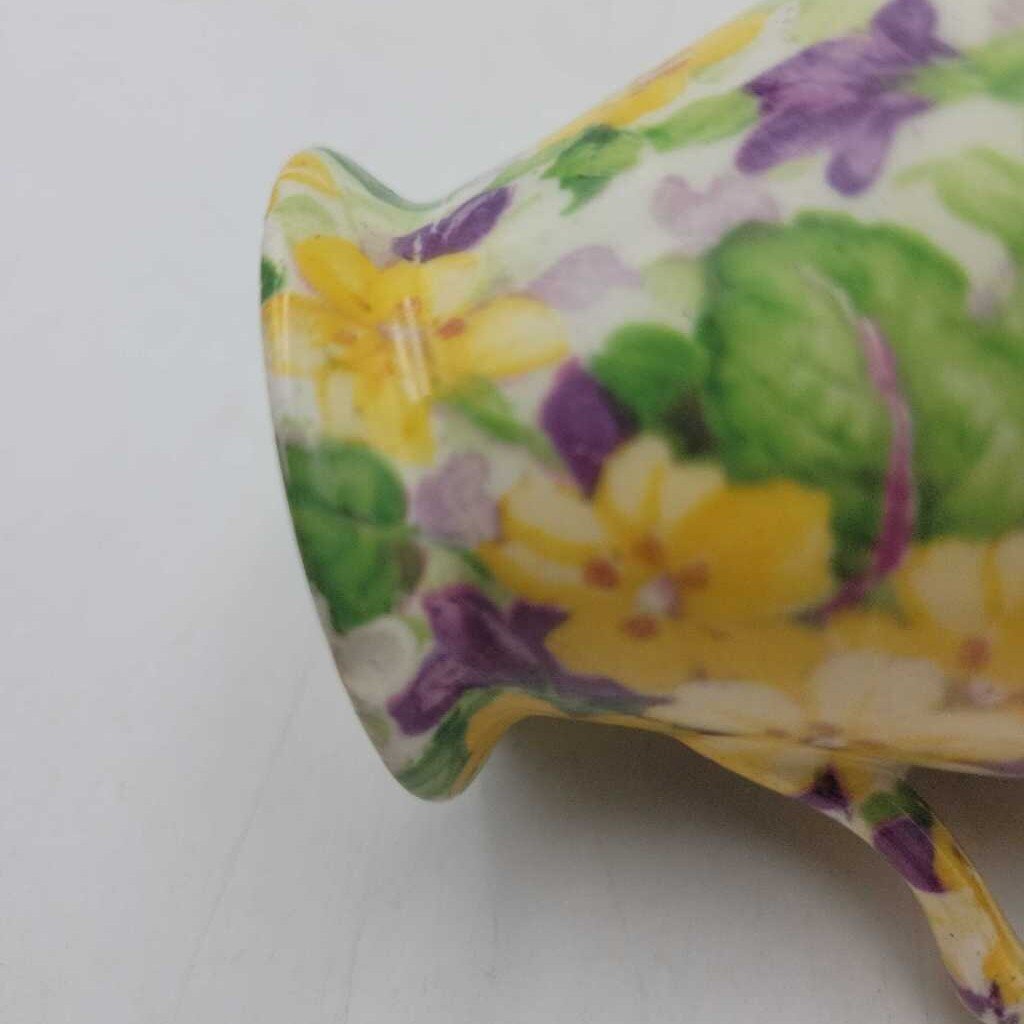 Cream and sugar Chintz - James Kent 'Primula' (MARR)