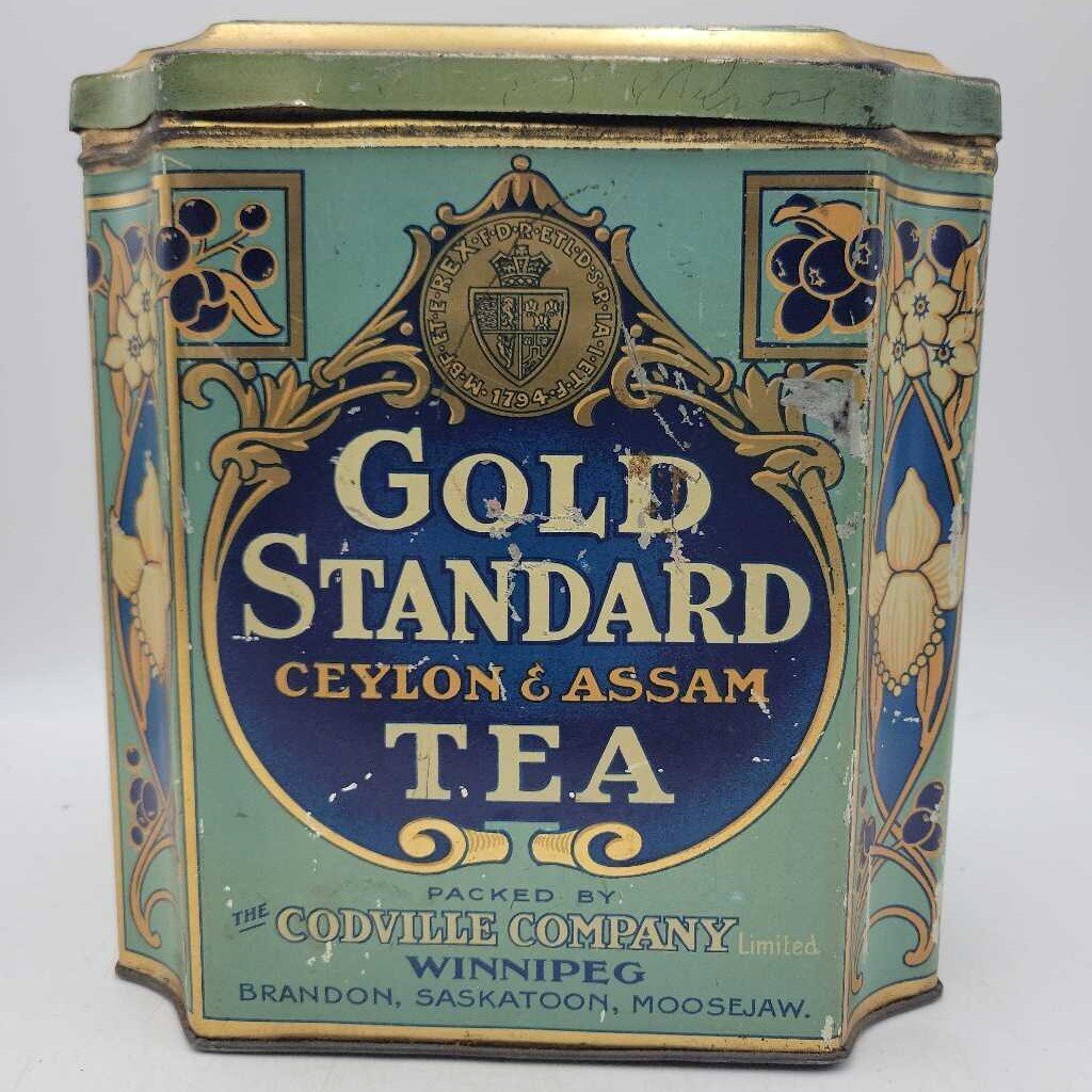 Gold Standard Codville Company Tea Co. Ltd. Tin (JEF) RARE