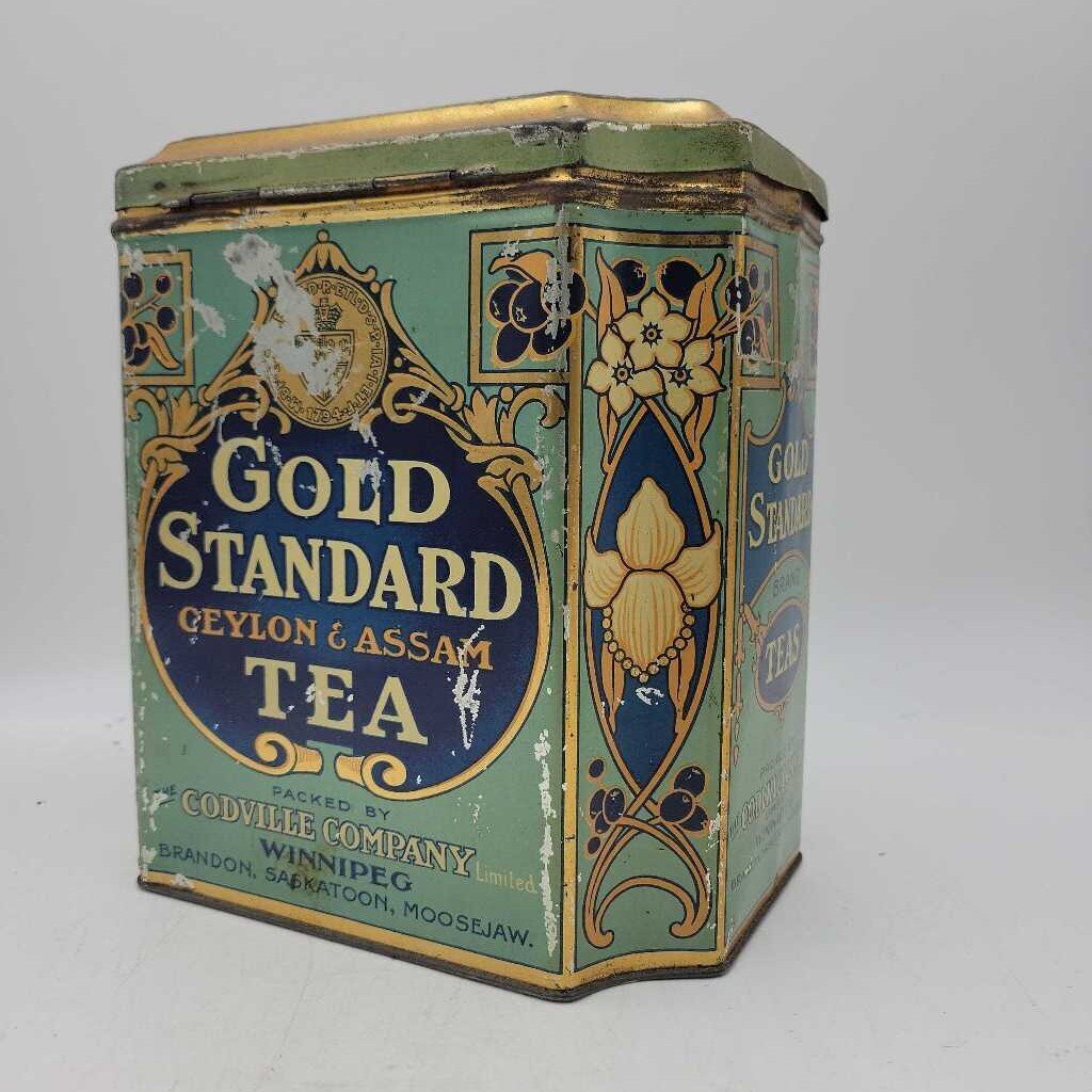 Gold Standard Codville Company Tea Co. Ltd. Tin (JEF) RARE