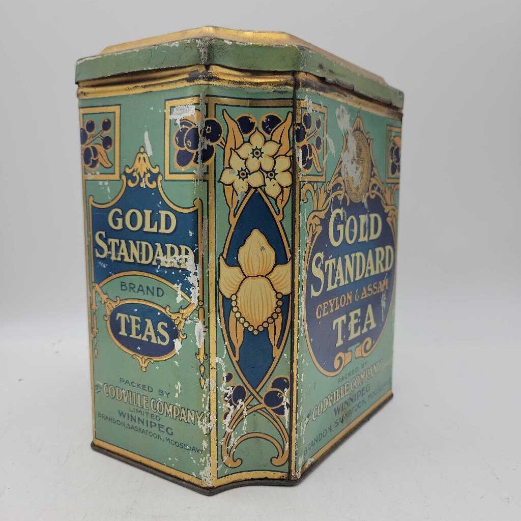 Gold Standard Codville Company Tea Co. Ltd. Tin (JEF) RARE