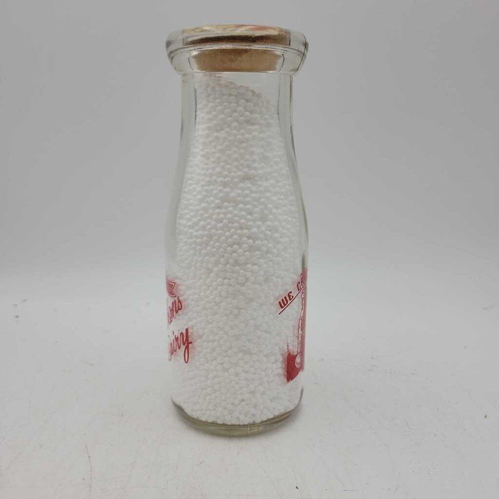 Jacksons Dairy Half Pint Milk bottle Simcoe (JEF)