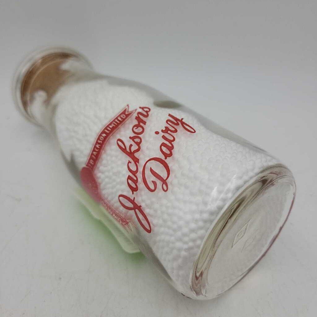 Jacksons Dairy Half Pint Milk bottle Simcoe (JEF)