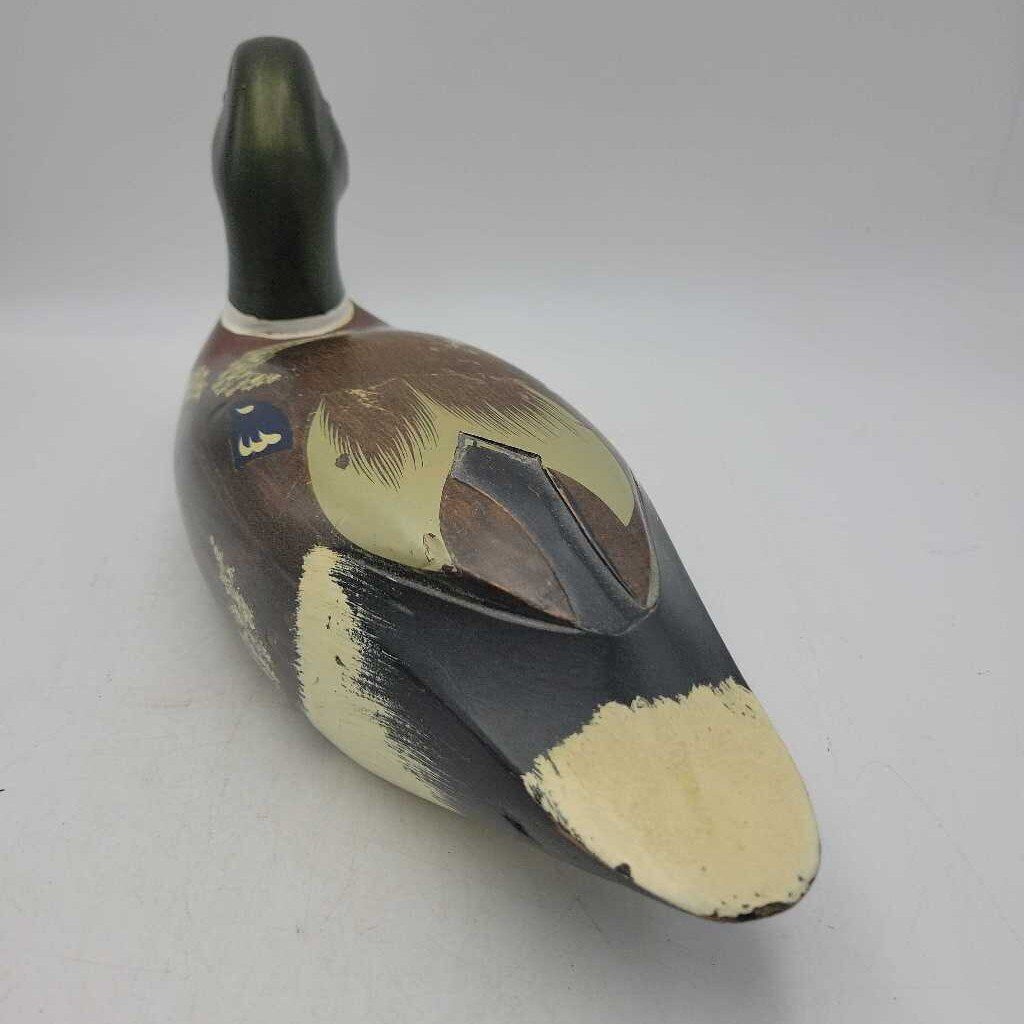 Large Mallard Decoy glass eyes unsigned (US2)