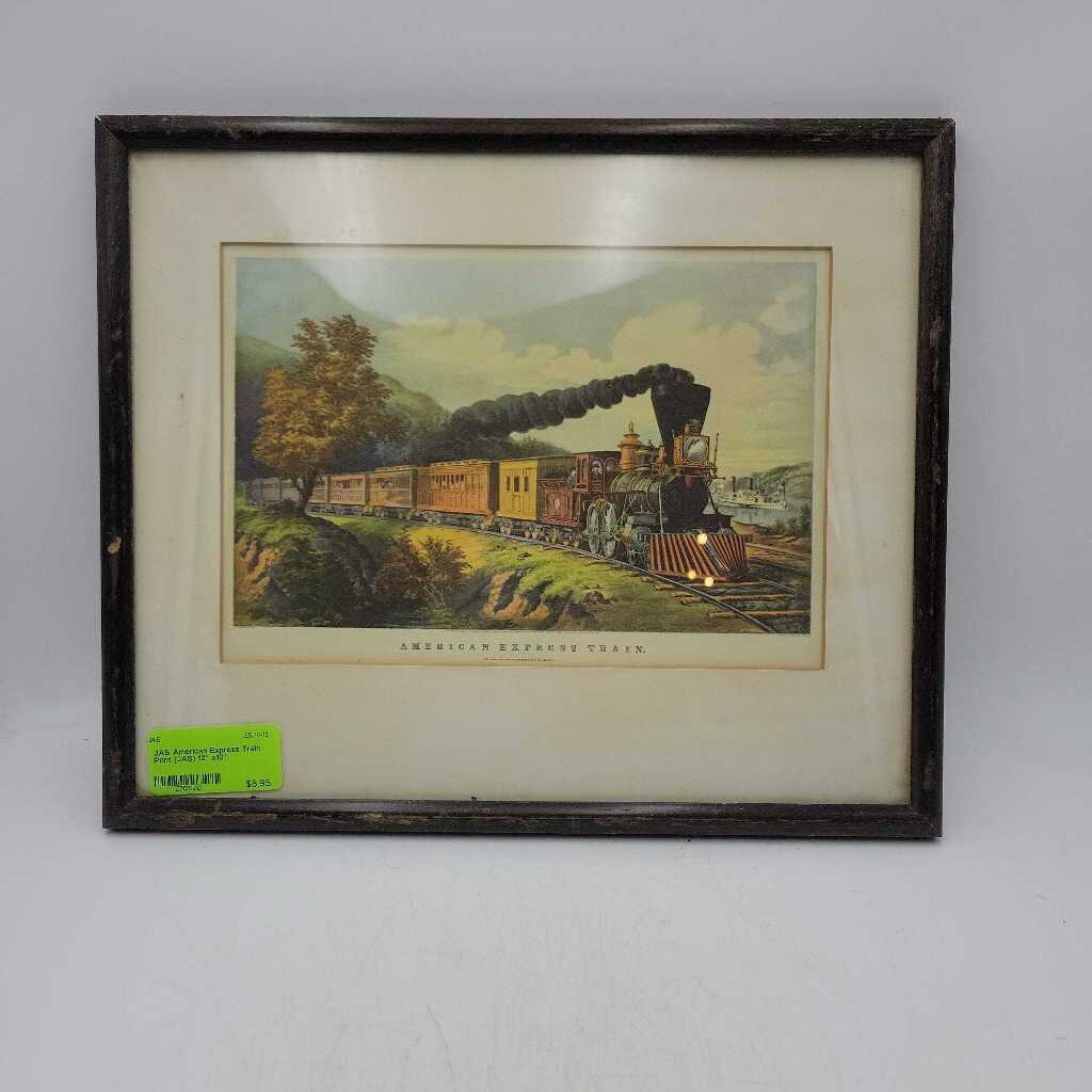 American Express Train Print (JAS)