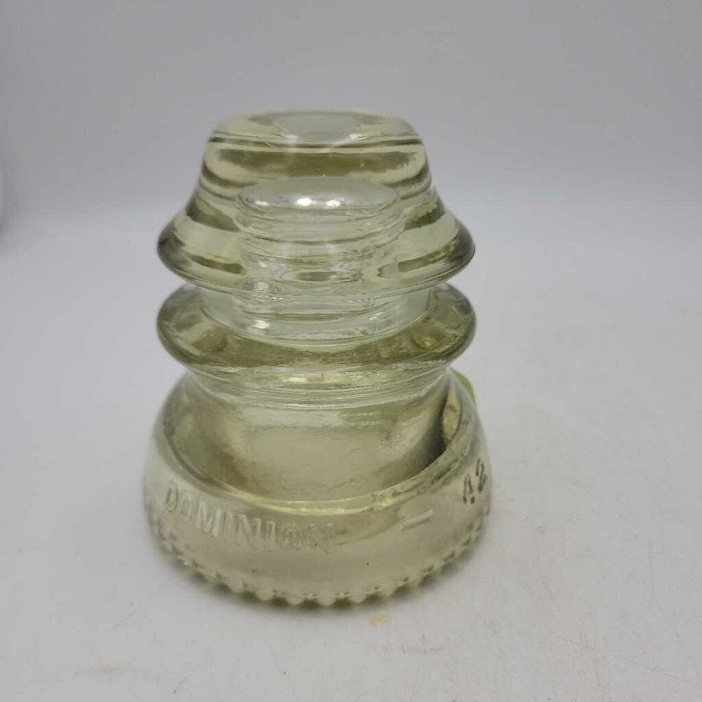 Dominion #42 Glass Insulator Drip edge (JAS)