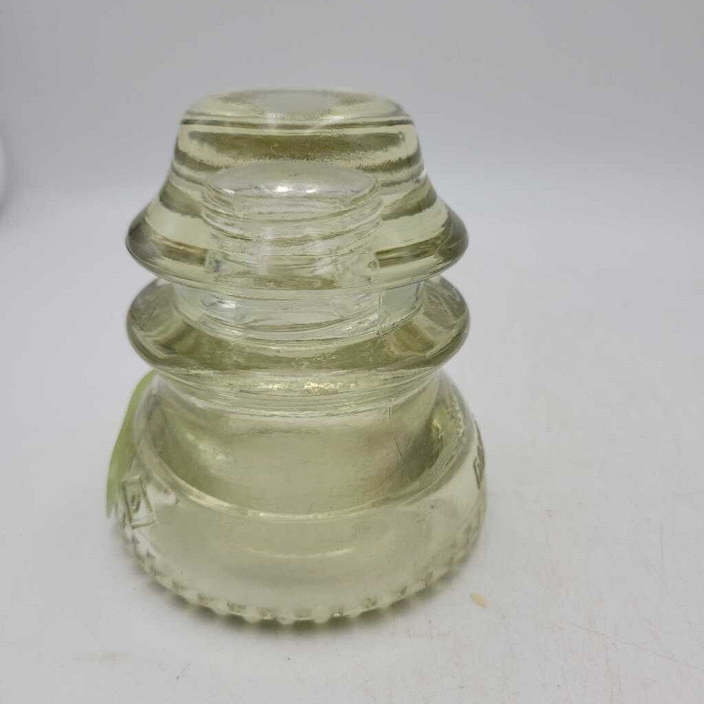 Dominion #42 Glass Insulator Drip edge (JAS)