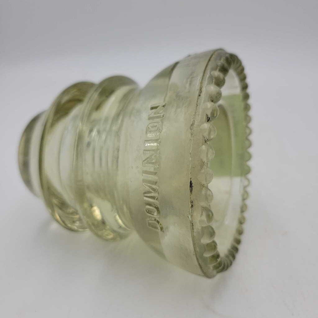 Dominion #42 Glass Insulator Drip edge (JAS)