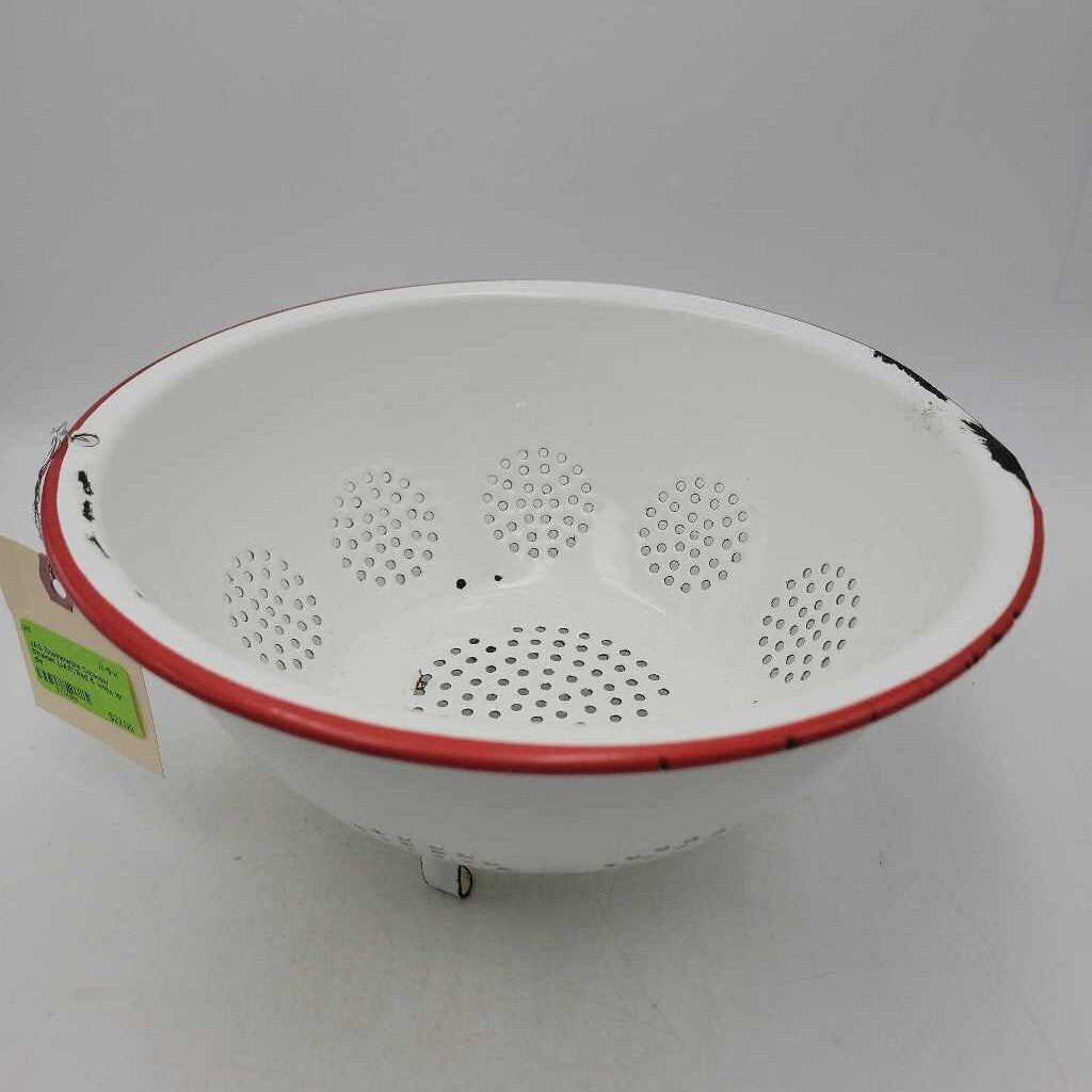 Enamelware Colander Strainer (JAS)