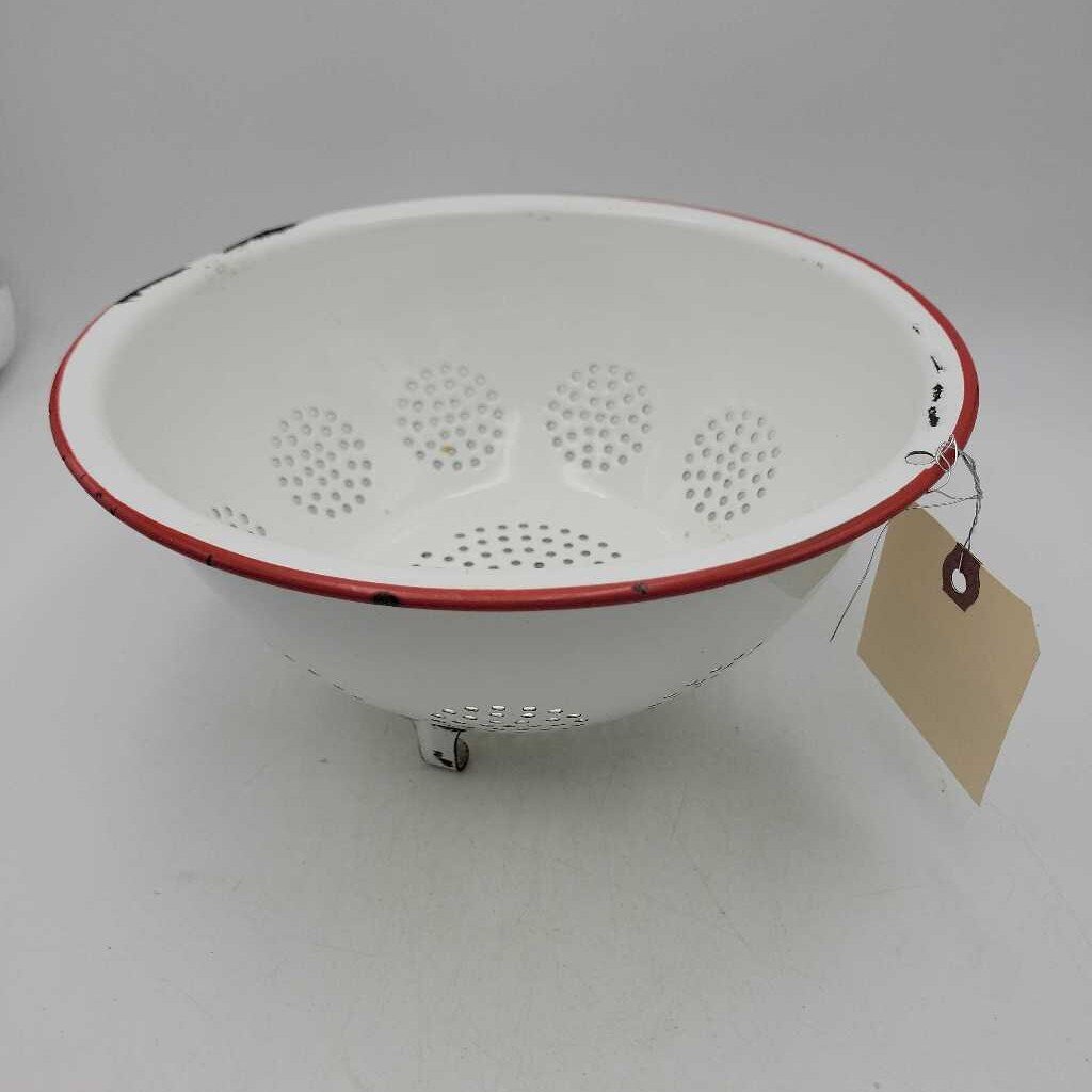 Enamelware Colander Strainer (JAS)