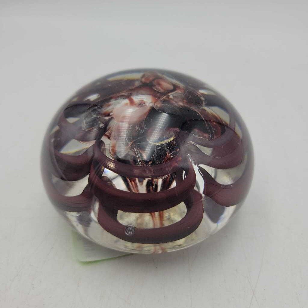 Unique Glass Paperweight (BS)