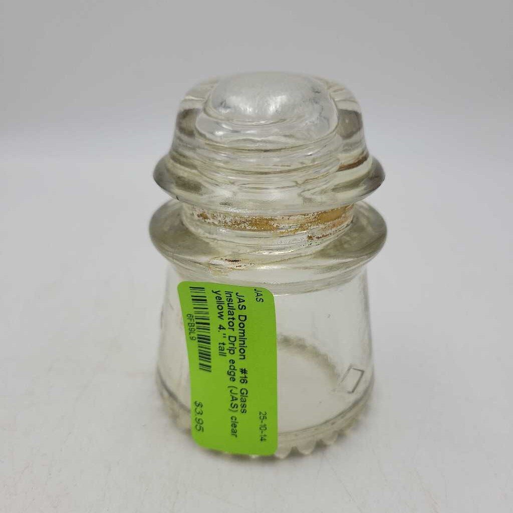 Dominion #16 Glass Insulator Drip edge (JAS)