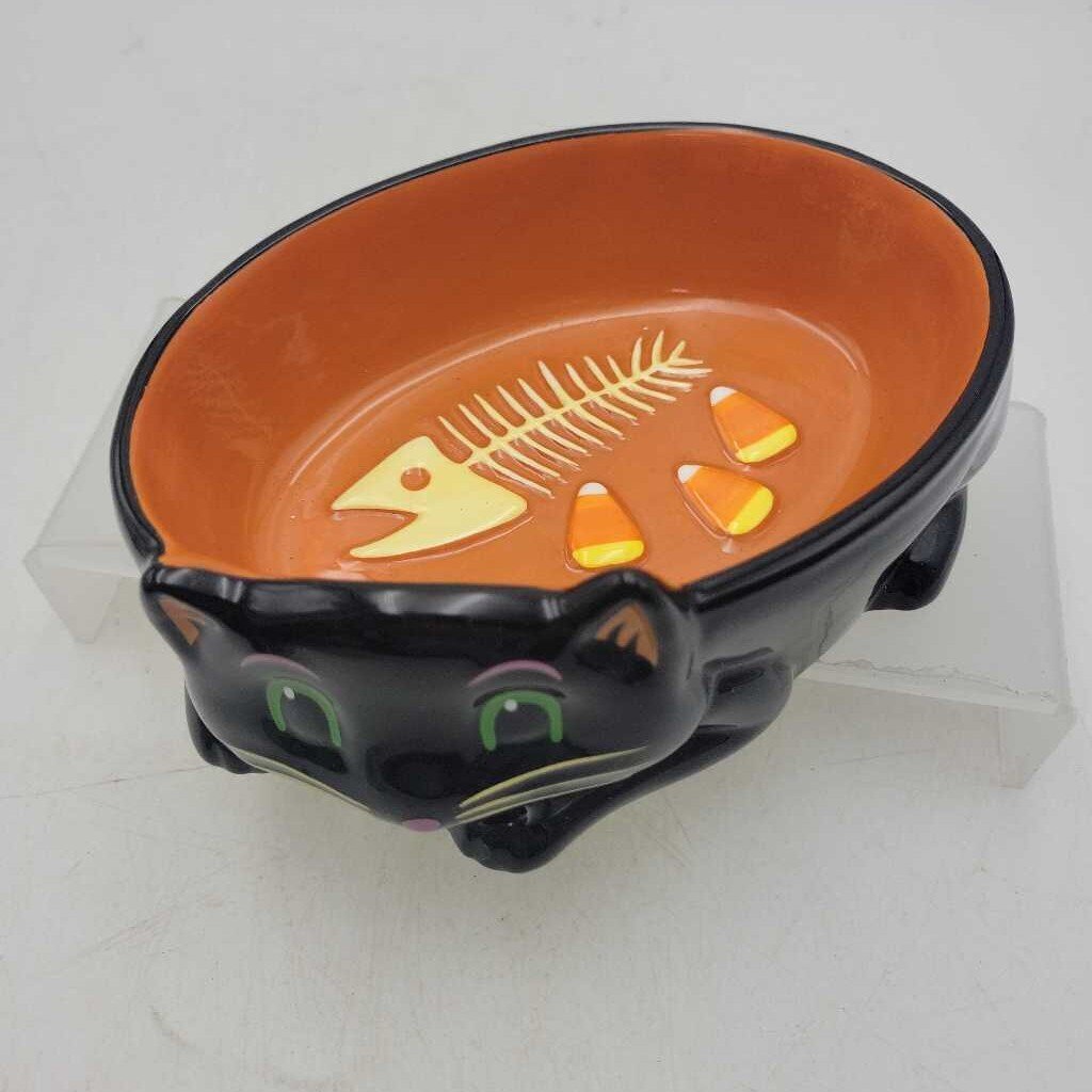 Hallmark Halloween Cat Dish (COL)